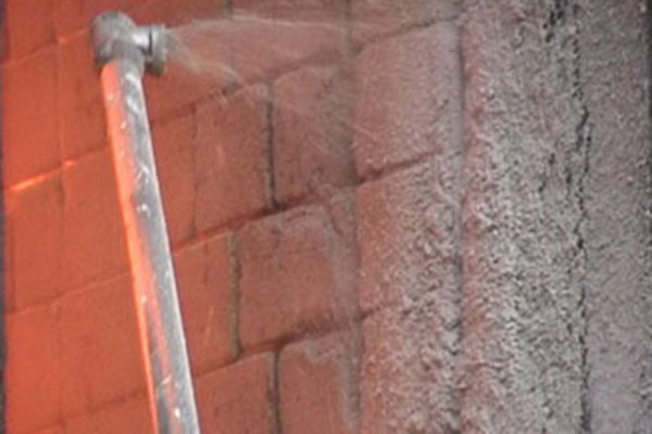 半干法喷补施工