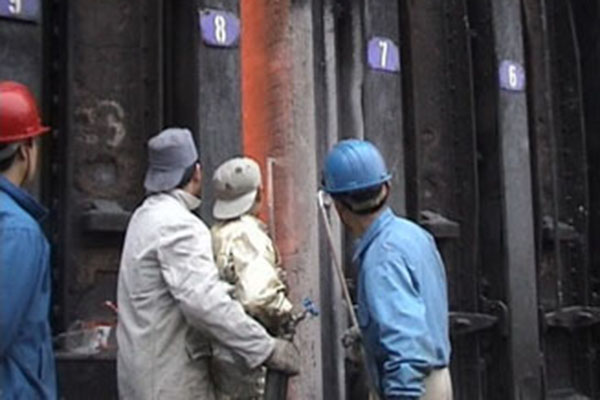 半干法喷补施工